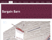 Tablet Screenshot of bargainbarnw.com